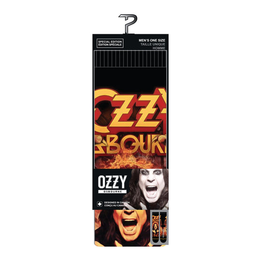 Perri's "OZZY PRINCE OF DARKNESS" Polyester Crew Socks - Large