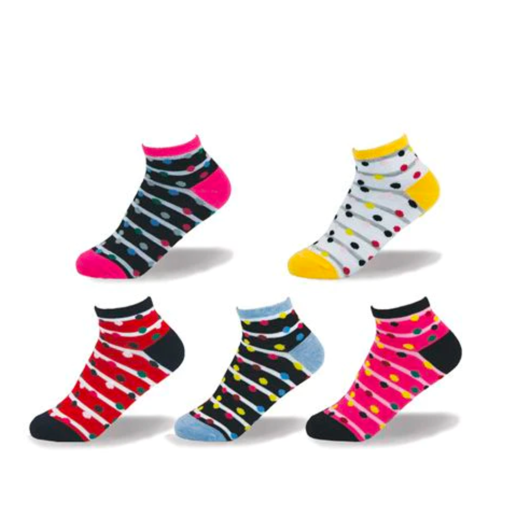 patterned ankle socks