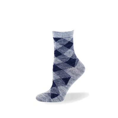 argyle ankle socks