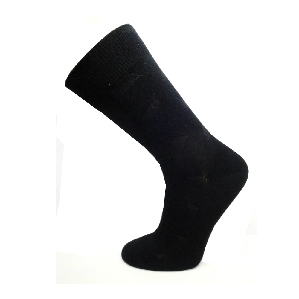 subtle leaves diabetic bamboo socks