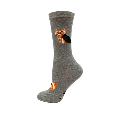 Yorkshire Terrier dog socks from cotton