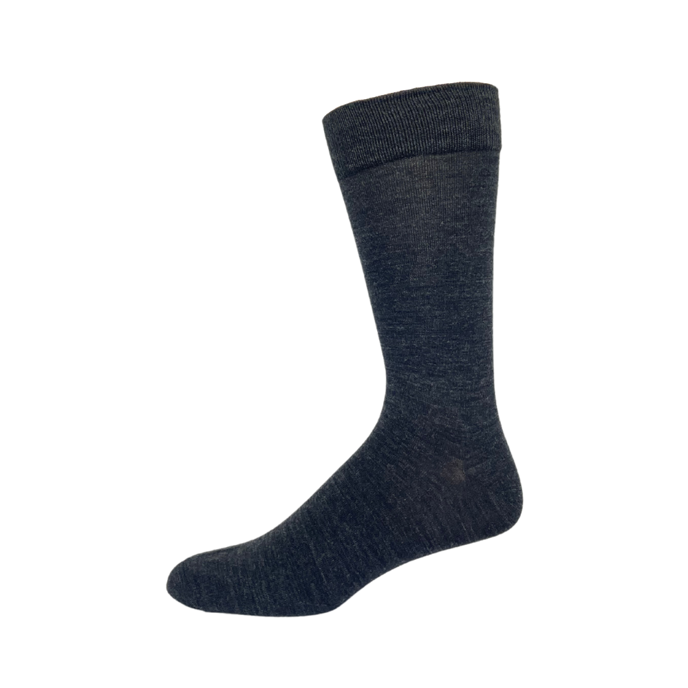 Point Zero Merino Wool Plain Dress Socks