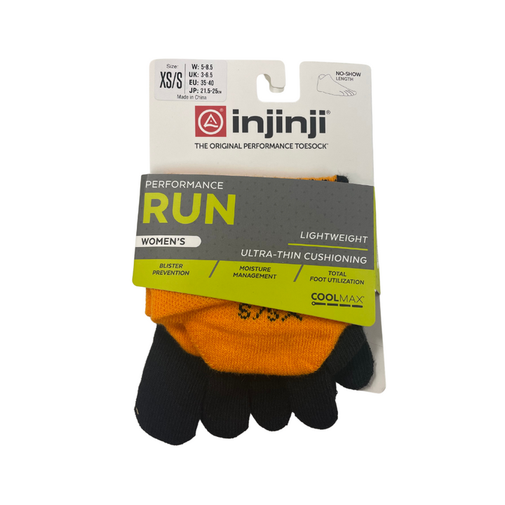 Run Lightweight No-Show Ankle Socks - by Injinji