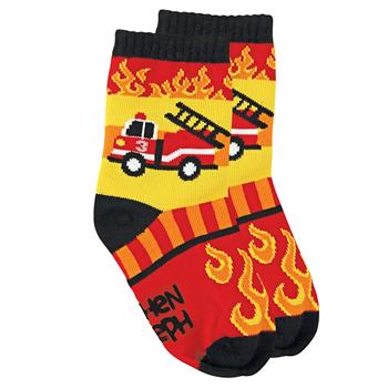 Kids "Firetruck" Crew Socks by Stephen Joseph