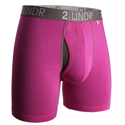 2UNDR Swing Shift 6" Boxer Brief - Pink
