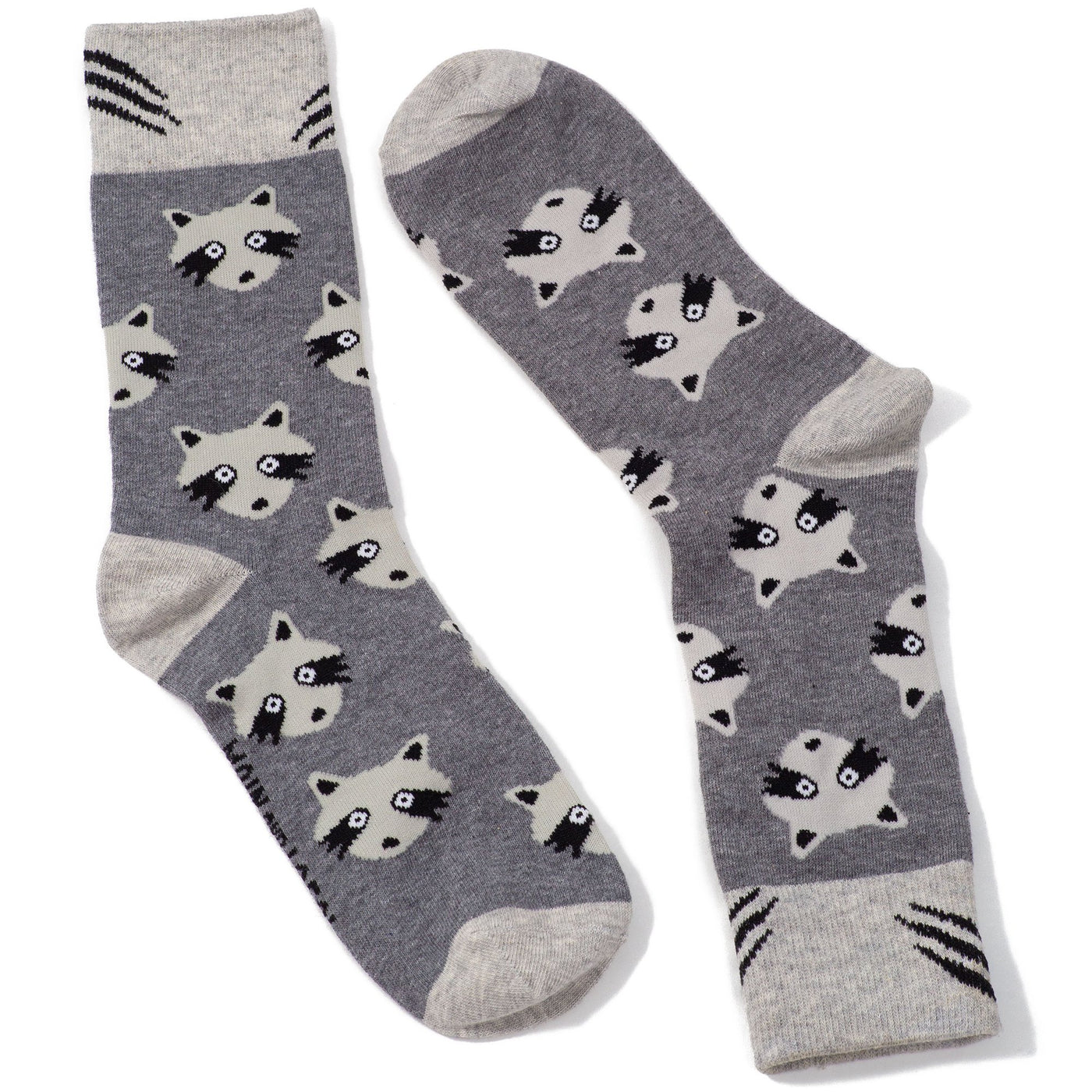 "Toronto Raccoon" Cotton Crew Socks by Main & Local