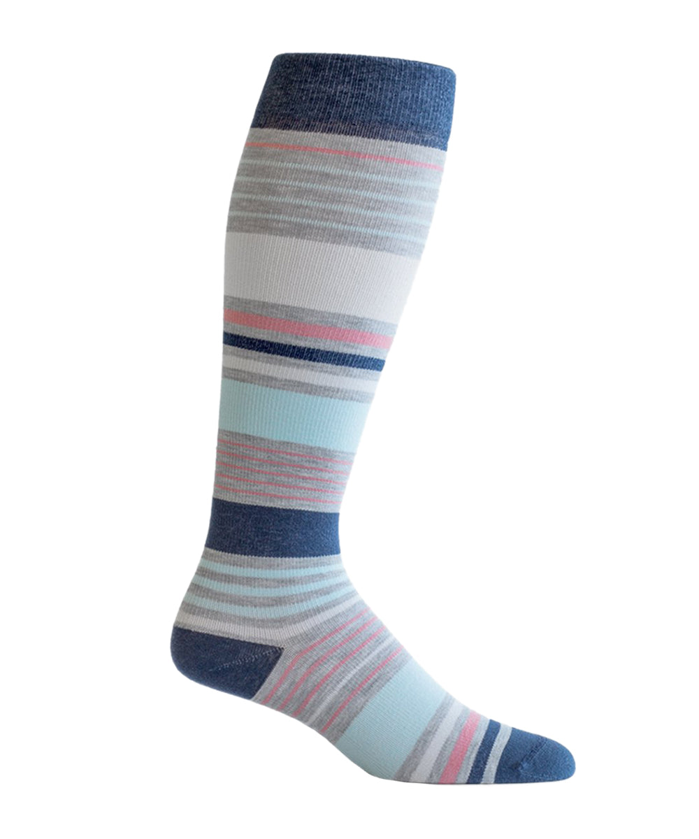 striped compression socks