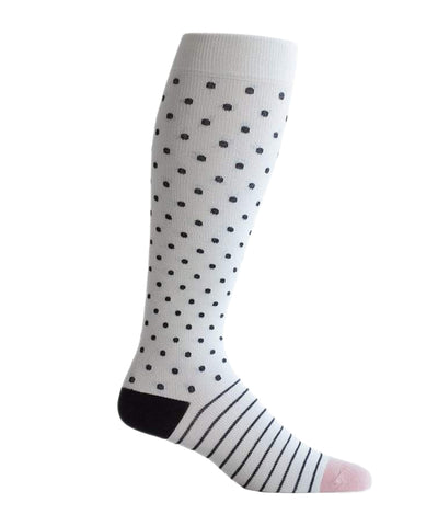 polka dot compression socks