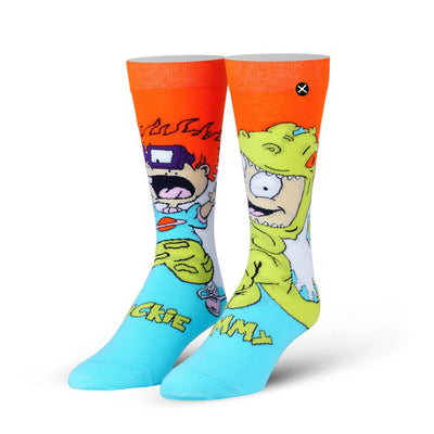 "Tommy & Chuckie Playzone" Cotton Crew Socks by ODD Sox