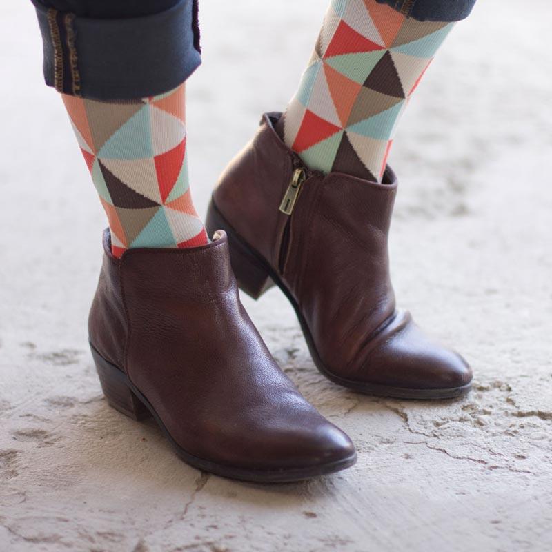 "Coral of the Story" Nylon Compression Socks by Top & Derby (15-20 mmHg) - SALE