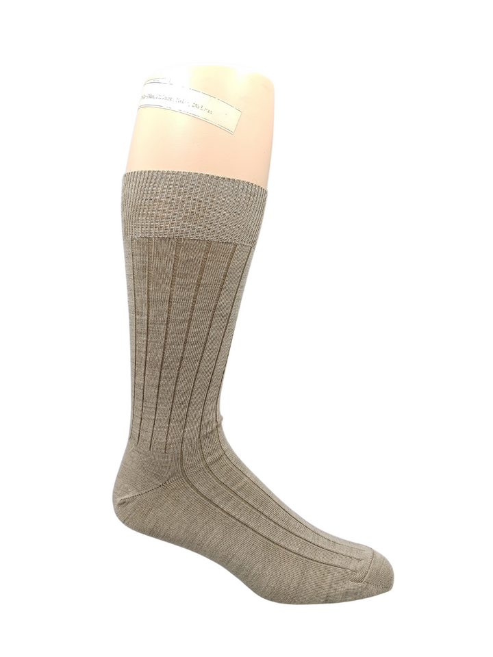 Vagden Men's Broad Rib Merino Wool Dress Sock