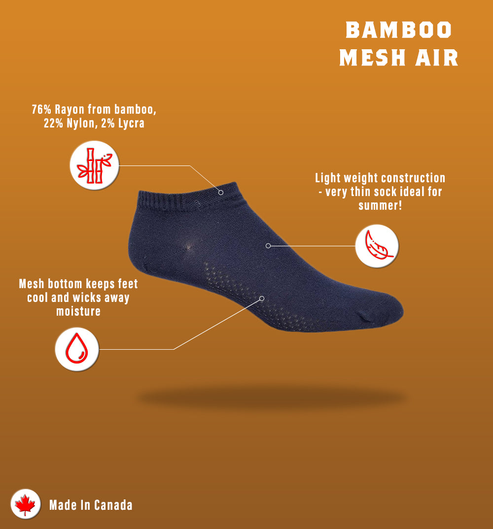 features of plain bamboo ankle socks