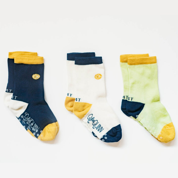 Q for Quinn "Organic Basics" Toddler Socks (3 pairs)