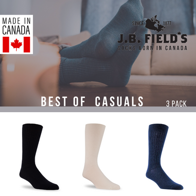 best casual socks made in Canada 