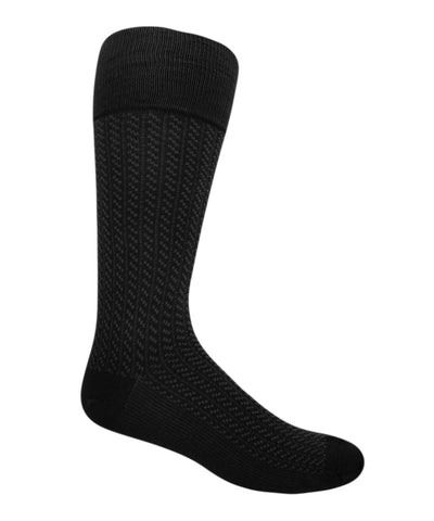 black extra large patterned socks