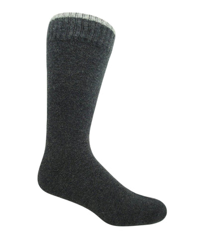 Charcoal Wool & Silk Blend Thermal Socks