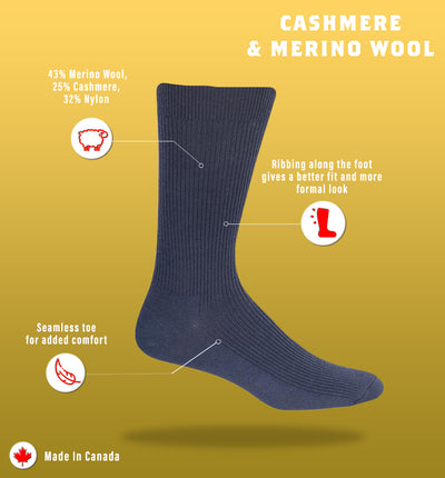 cashmere sock features