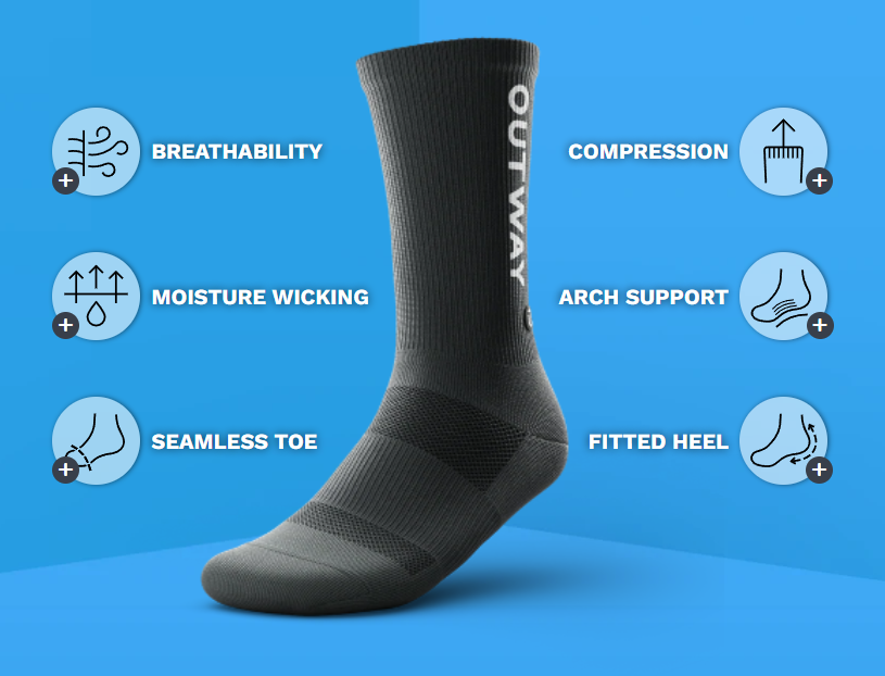 Bliss Performance Running Socks by Outway – Great Sox