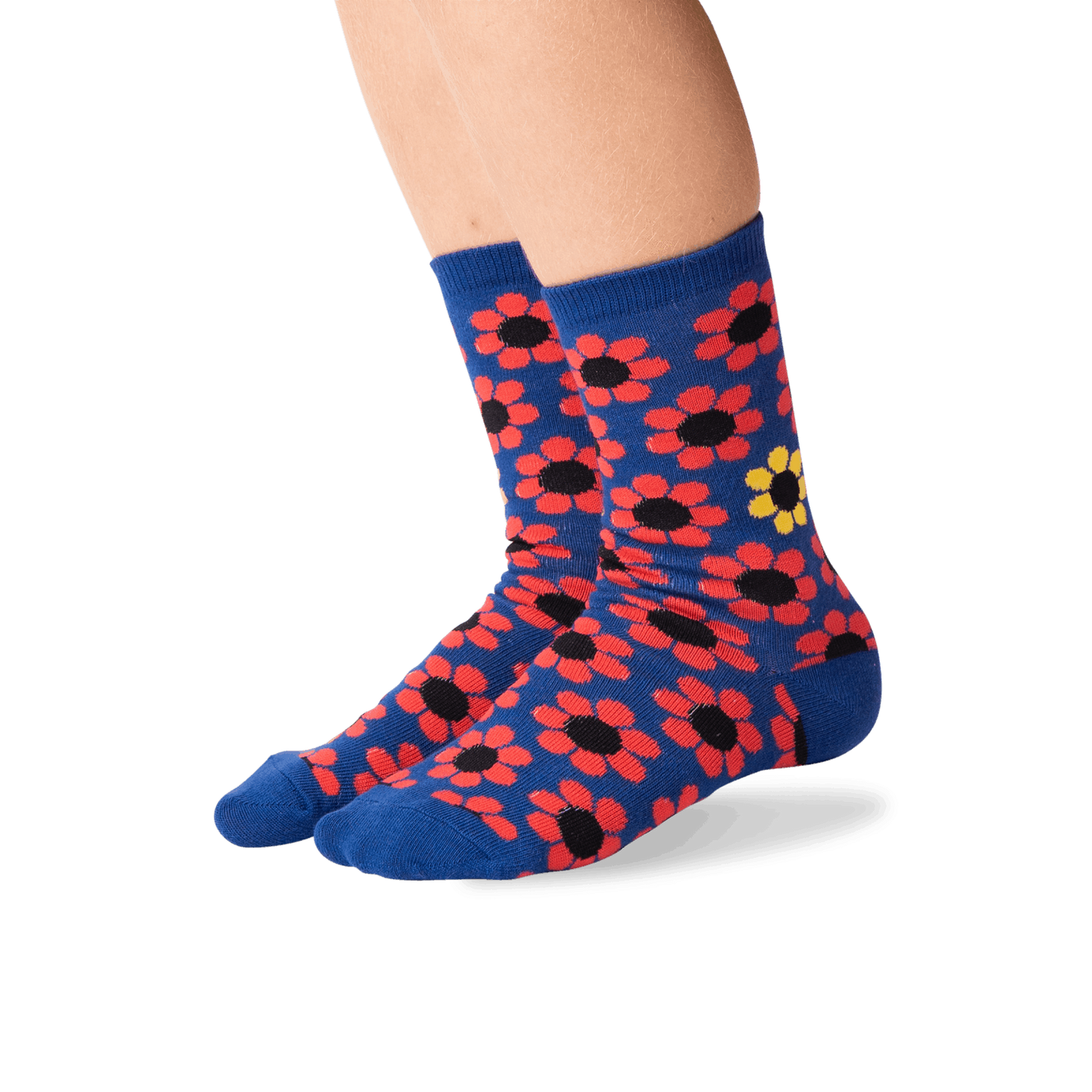 Kids "Daisies" Crew Socks by Hot Sox