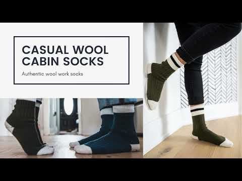 cusual Wool cabin socks 