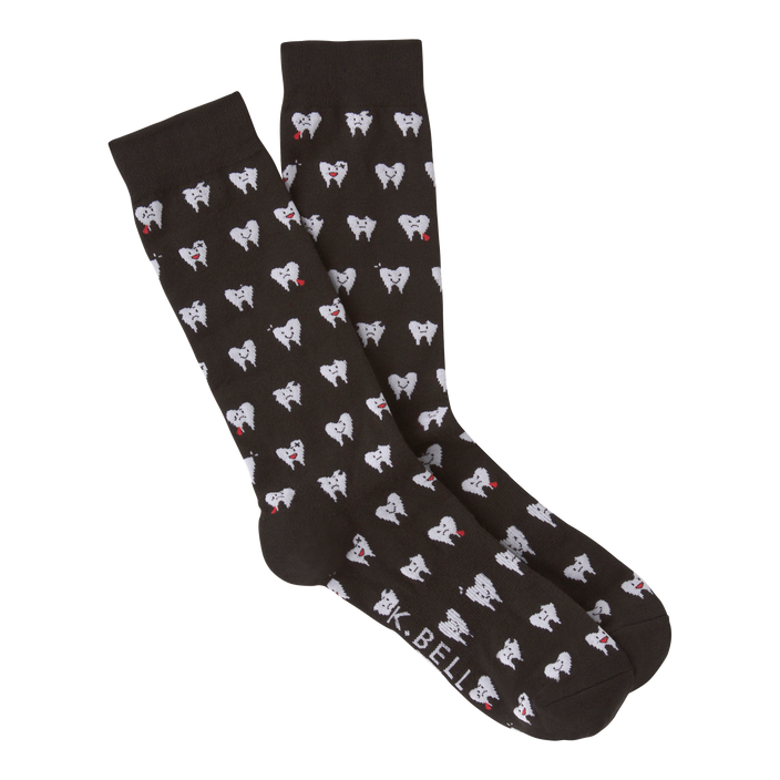 Chaussettes mi-mollet « Dents » de K Bell 