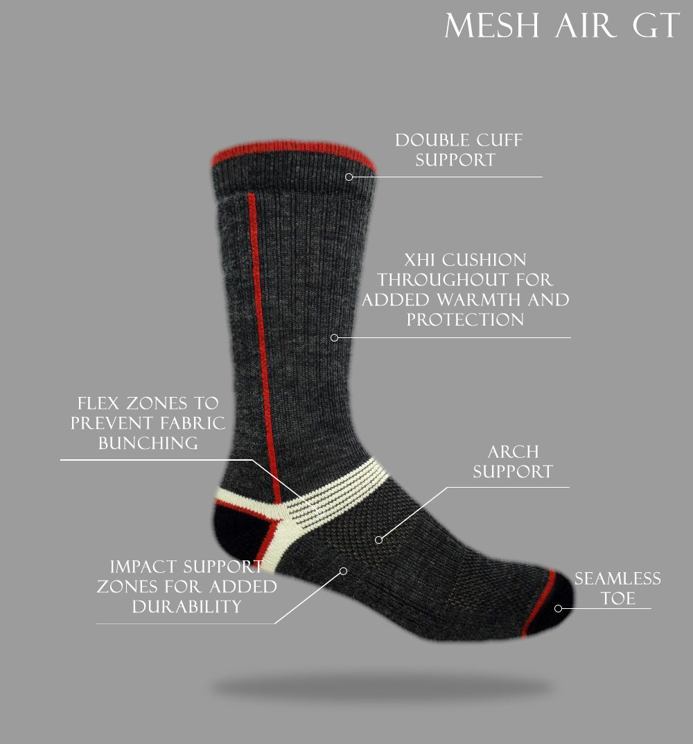 merino wool sock features 