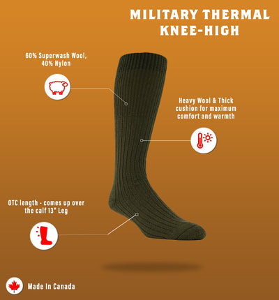  Kid's Wool Thermal Knee High Socks Features 