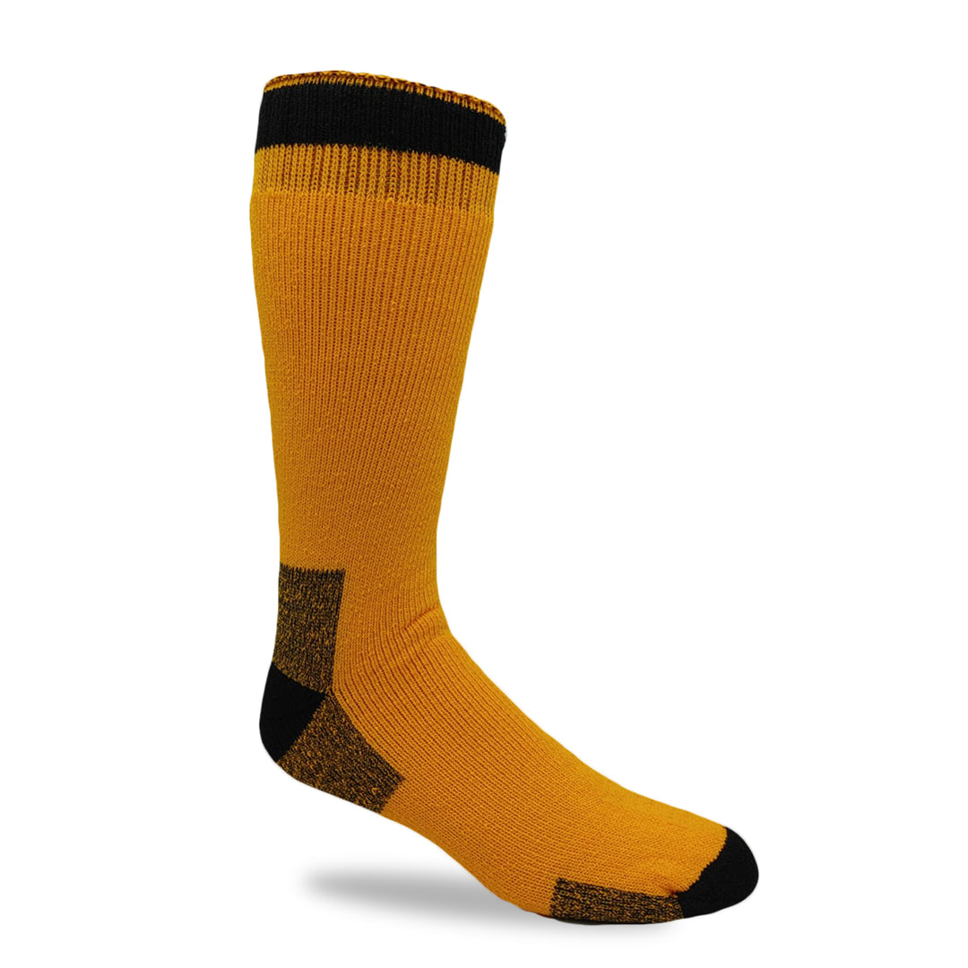 Gold Acrylic Thermal Boot Socks