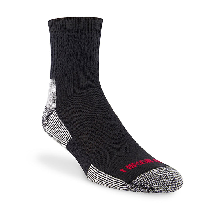 black hiking ankle socks made in Canada
