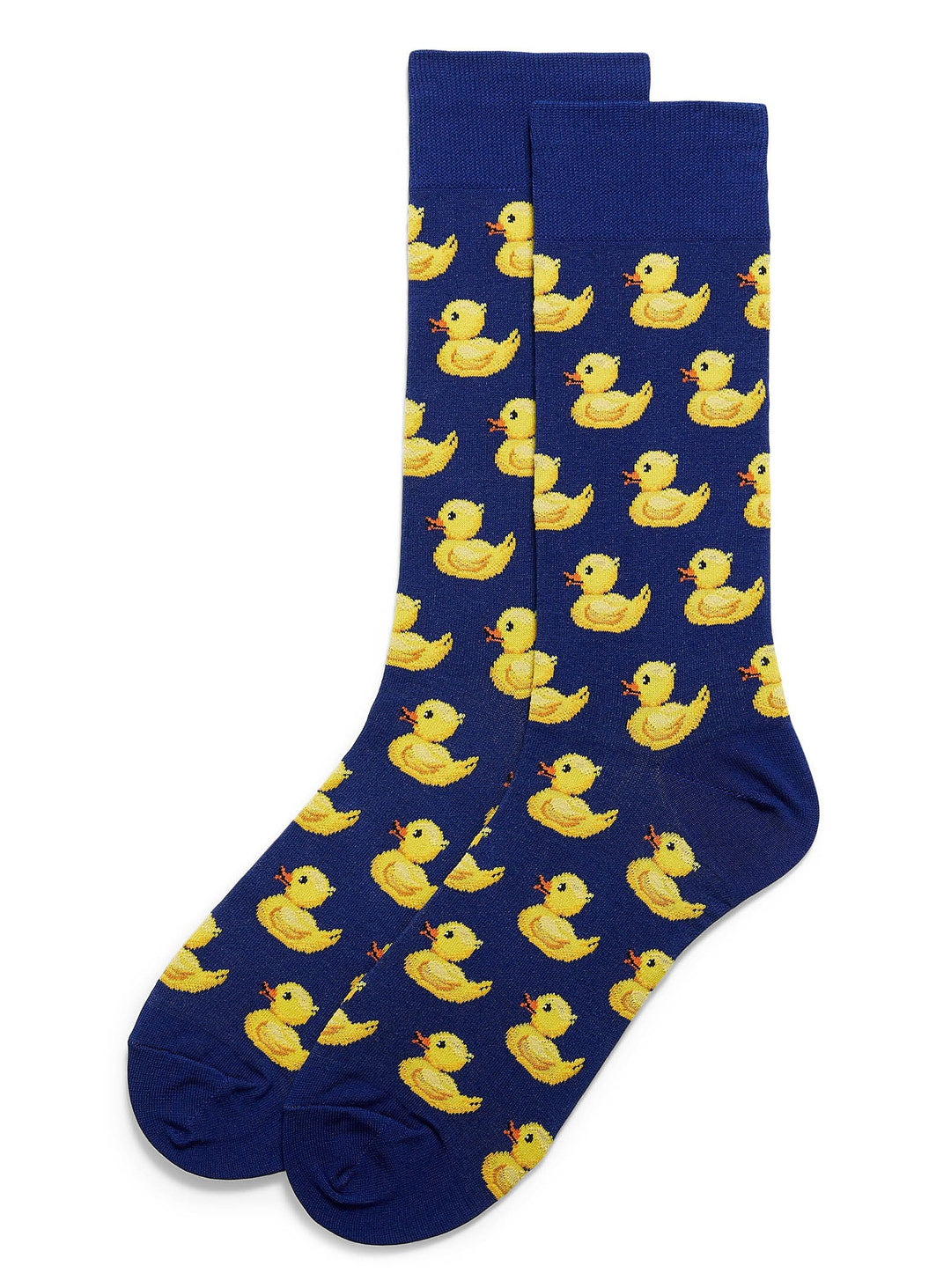 "Rubber Ducks" Cotton Crew Socks by Hot Sox