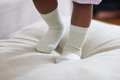 Q for Quinn "Pure Organic " Toddler Socks (3 pairs)