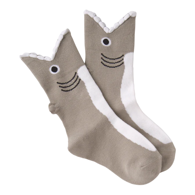 Kid's "Shark" Crew Socks by K Bell