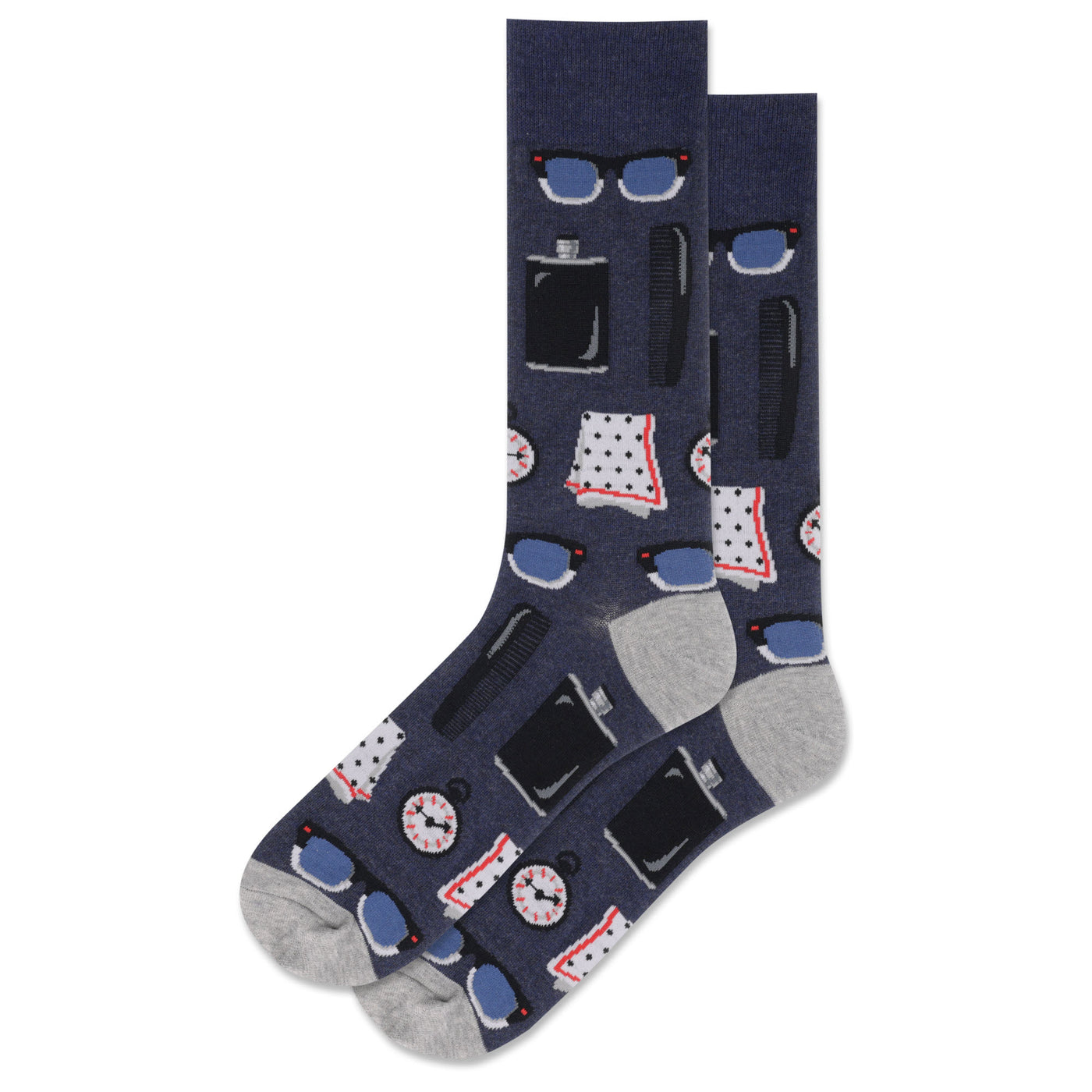 "Gentleman" Crew Socks by Hot Sox - Large