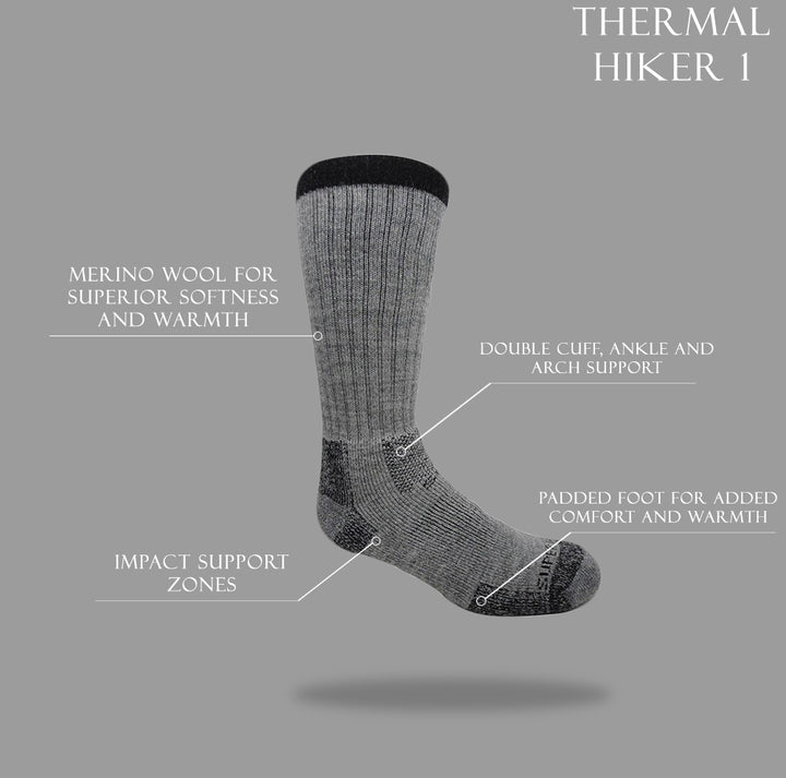 thermal socks features 