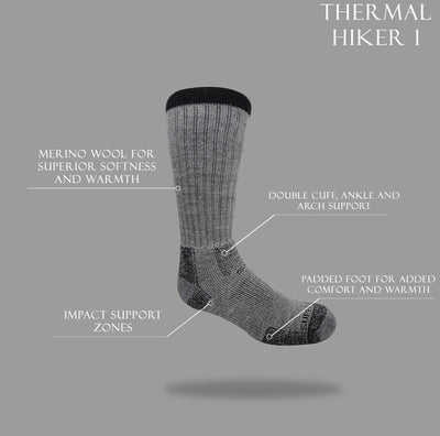 thermal socks features 