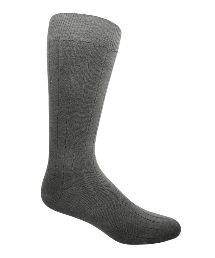 grey ribbed socks