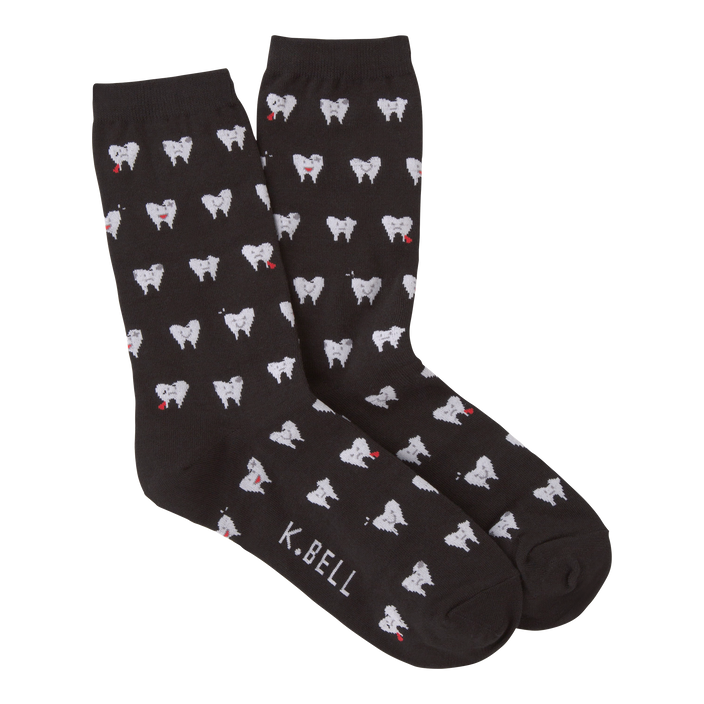 Chaussettes mi-mollet « Dents » de K Bell 